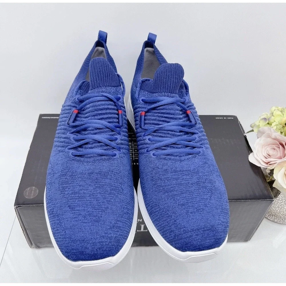 Footjoy Flex XP Casual golf shoe Spikeless Navy 56268 Mens US 9.5 WIDE